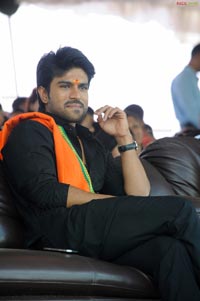 Ram Charan Teja in Ayyappa Deeksha Mala Dress