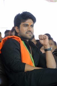 Ram Charan Teja in Ayyappa Deeksha Mala Dress