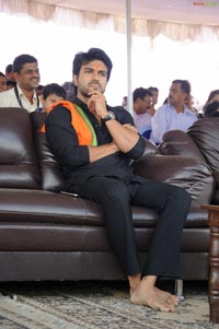 Ram Charan Teja in Ayyappa Deeksha Mala Dress