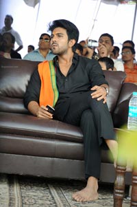 Ram Charan Teja in Ayyappa Deeksha Mala Dress