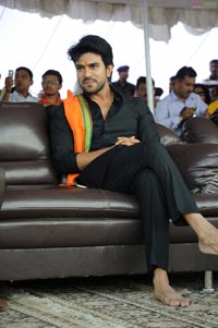 Ram Charan Teja in Ayyappa Deeksha Mala Dress