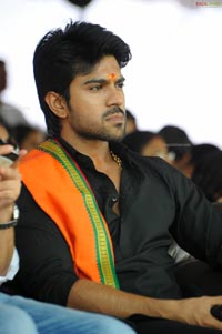 Ram Charan Teja in Ayyappa Deeksha Mala Dress