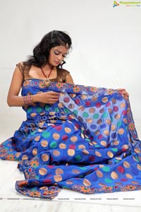 Indian Female Model Saree Photos