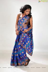 Indian Female Model Saree Photos