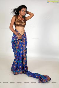 Indian Female Model Saree Photos