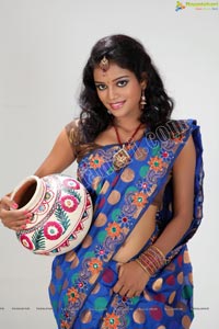 Indian Female Model Saree Photos