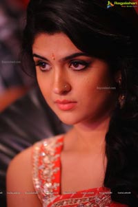 Deeksha Seth Orange Saree