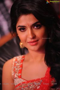 Deeksha Seth Orange Saree