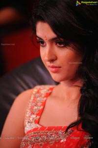 Deeksha Seth Orange Saree