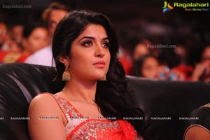 Deeksha Seth Orange Saree