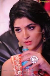 Deeksha Seth Orange Saree