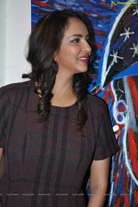 Lakshmi Prasanna at Praveen Jagarlamudi Art Exhibition