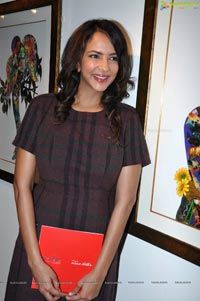 Lakshmi Prasanna at Praveen Jagarlamudi Art Exhibition