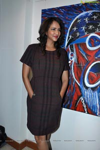 Lakshmi Prasanna at Praveen Jagarlamudi Art Exhibition