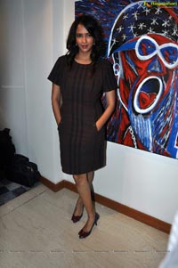 Lakshmi Prasanna at Praveen Jagarlamudi Art Exhibition