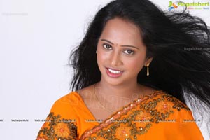 Model Moksha in Saree
