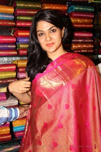 Sakshi Chowdary at Kalamandir Store, Hyderabad