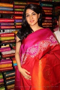 Sakshi Chowdary at Kalamandir Store, Hyderabad