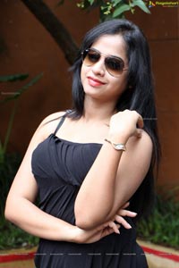 Swathi Deekshith in Black Dress