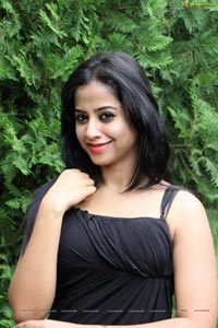 Swathi Deekshith in Black Dress