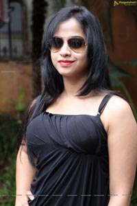 Swathi Deekshith in Black Dress