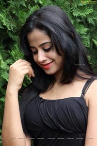 Swathi Deekshith in Black Dress
