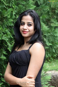 Swathi Deekshith in Black Dress