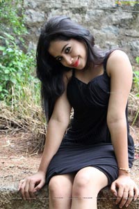 Swathi Deekshith in Black Dress