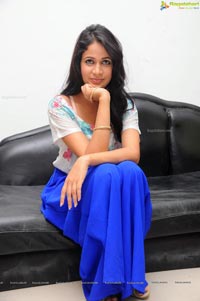 Lavanya Tripathi in Blue Dress