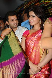 Samantha at Kalamandir Store, Hyderabad