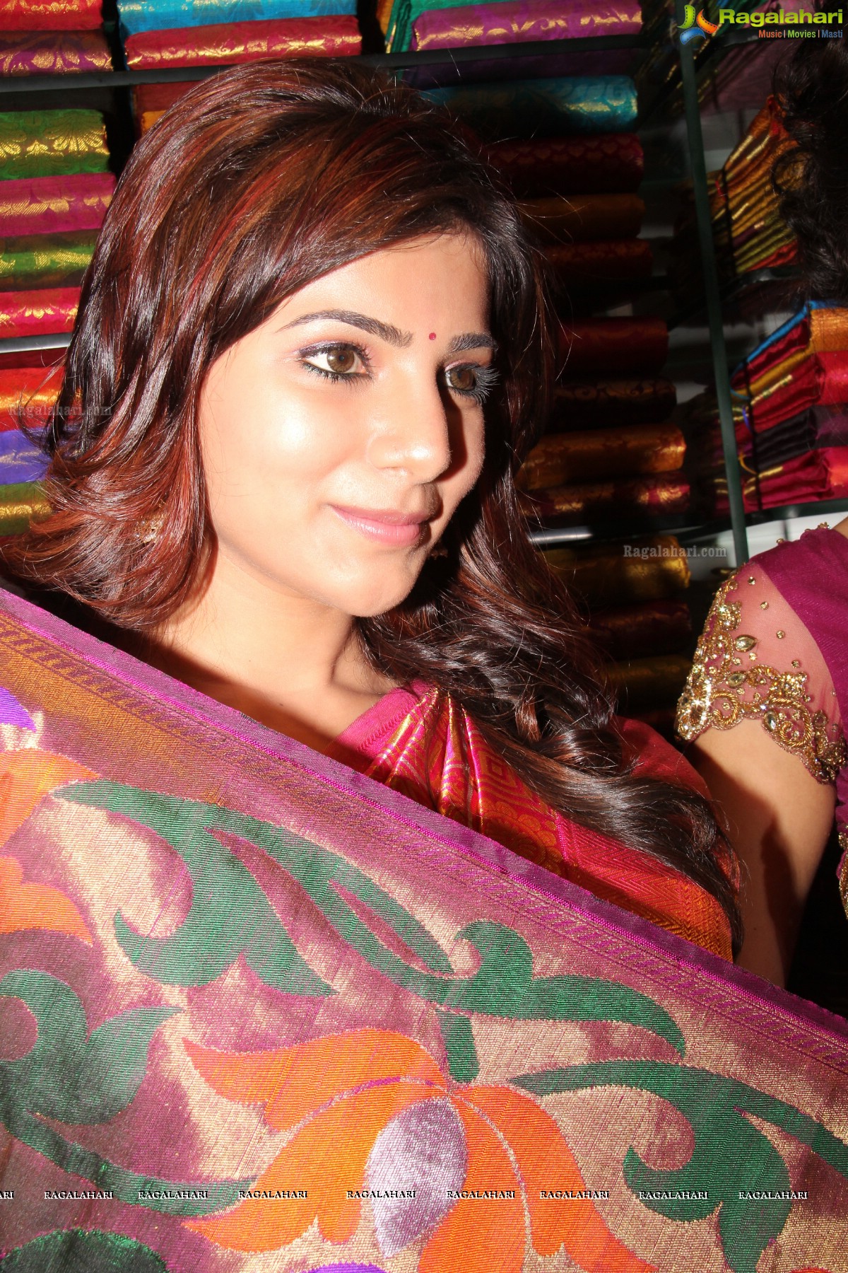 Samantha at Kalamandir Store, AS Rao Nagar, Hyderabad