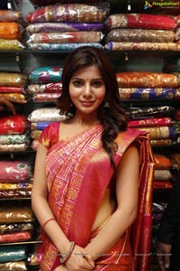 Samantha at Kalamandir Store, Hyderabad