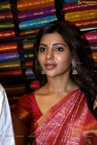 Samantha at Kalamandir Store, Hyderabad