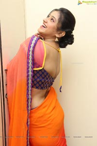 Priya Anduluri in Saree