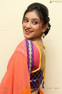 Priya Anduluri in Saree