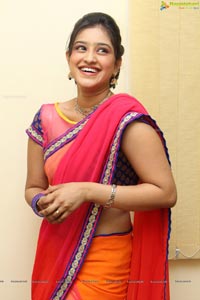 Priya Anduluri in Saree