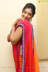 Priya Anduluri in Saree