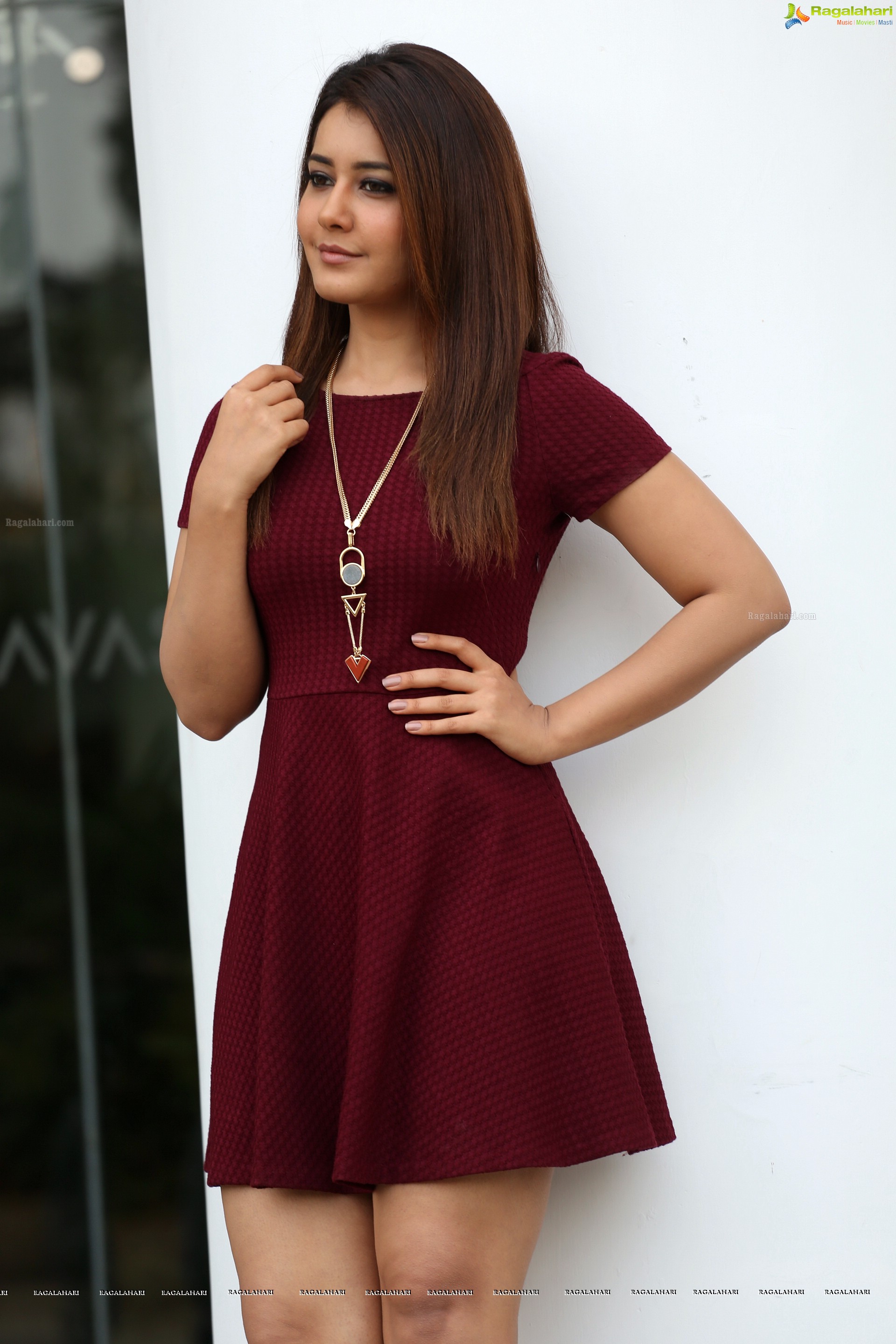 Beautiful Rashi Khanna in Skater Dress HD Photos