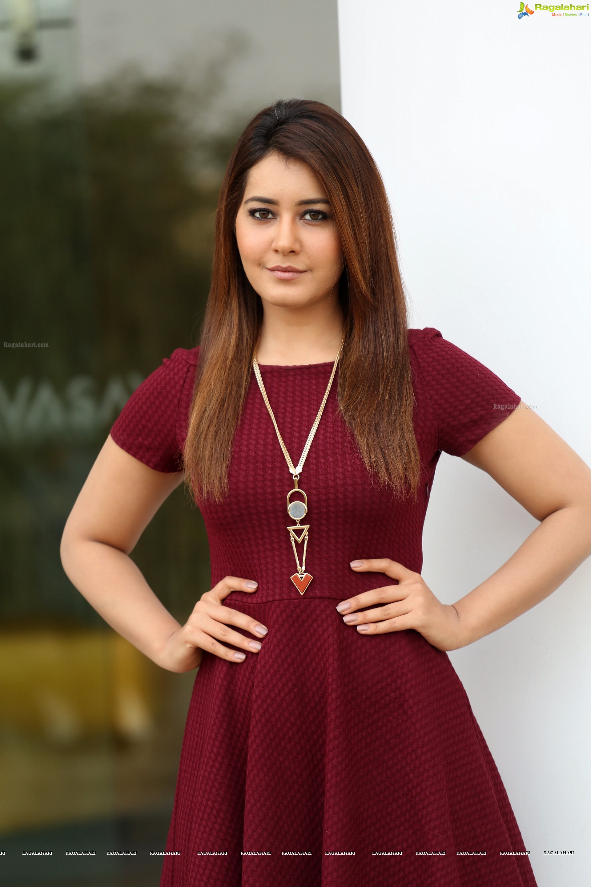 Beautiful Rashi Khanna in Skater Dress HD Photos