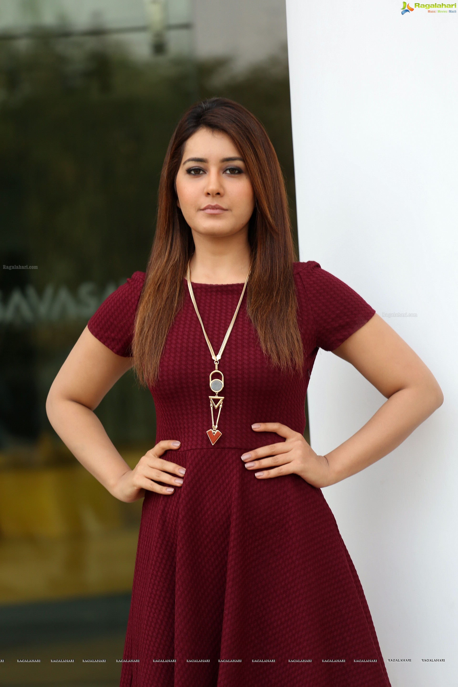 Beautiful Rashi Khanna in Skater Dress HD Photos