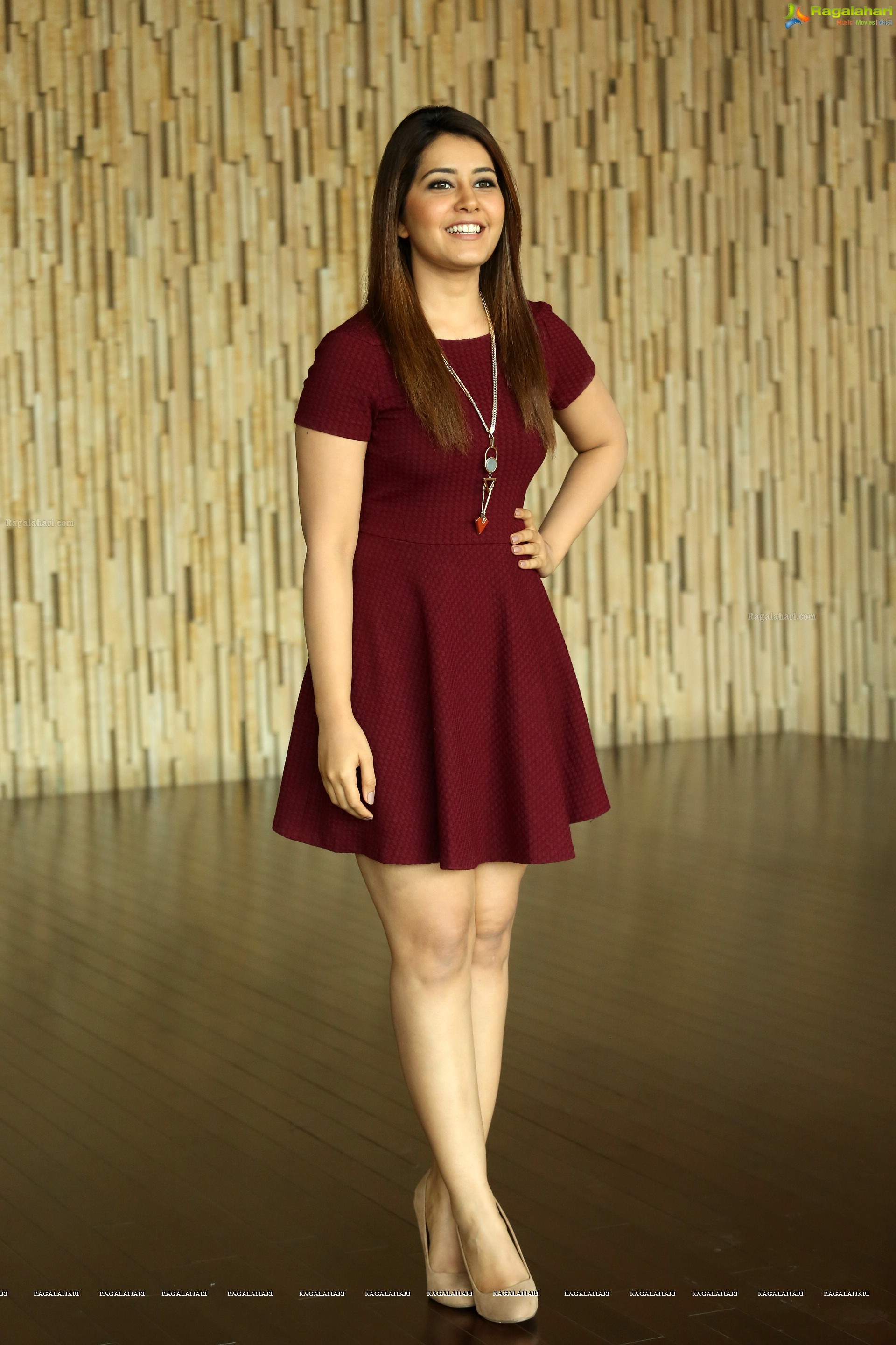 Beautiful Rashi Khanna in Skater Dress HD Photos